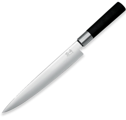 Trancherkniv KAI Wasabi black 23 cm i gruppen Matlagning / Knivar och tillbehr / Santokuknivar hos Freakykitchen.se (11892)