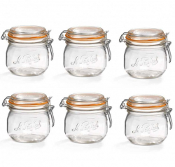 Konserveringsglas med snpplock 0,25l 6-pack Le Parfait