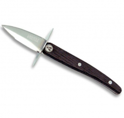 Ostronkniv - Laguiole Oyster Knife med mrkt skaft