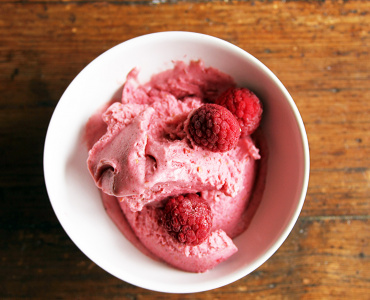 Bananglass med en ingrediens