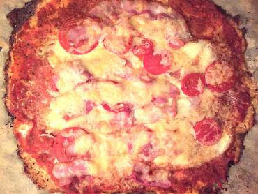 Pizzabotten med blomkål