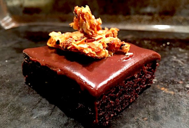 Brownies med miso-kola