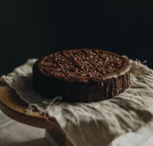 Fransk chokladtårta