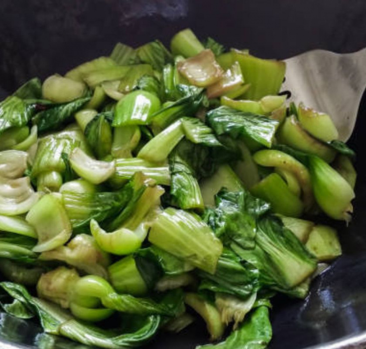 Bok choy namul