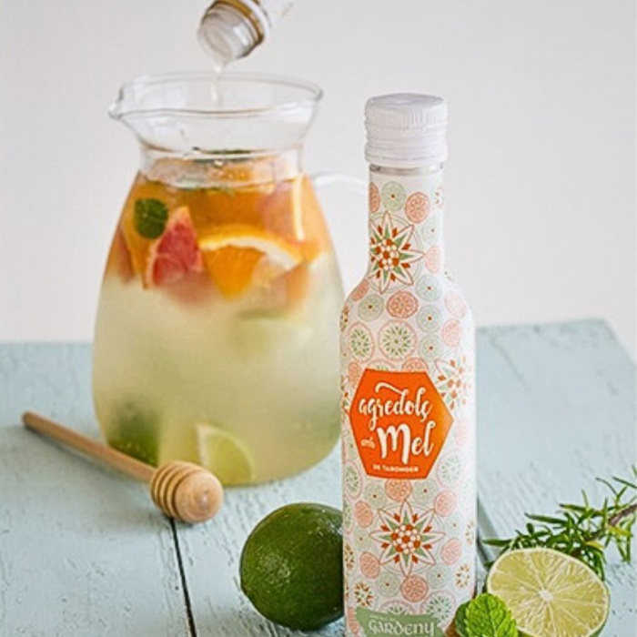 Fruktdryck med honungsvinäger