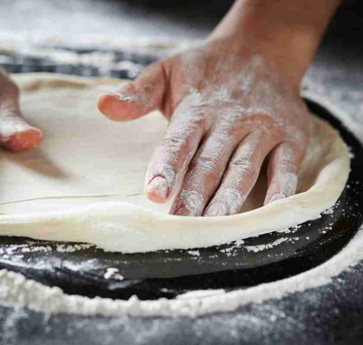 Pizzadeg i napolitansk stil