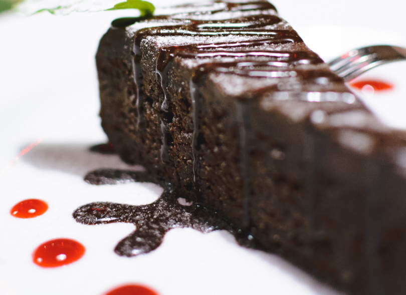 Fransk chokladtryffelkaka