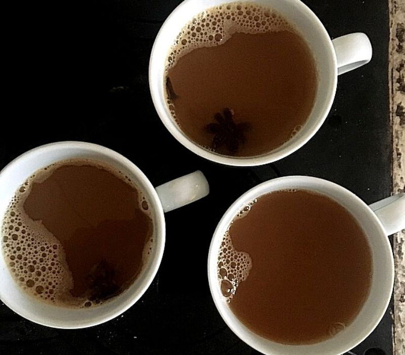 Pumpakryddad varm äppeldryck