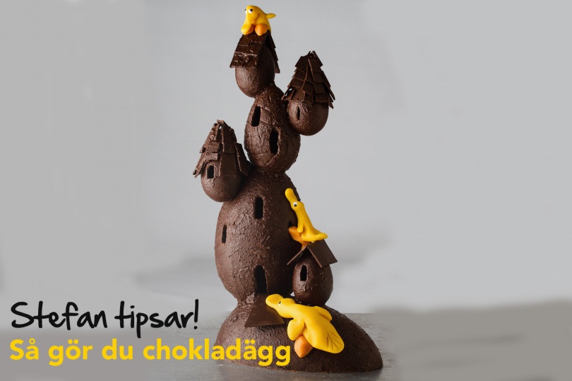 Gör påskägg i choklad