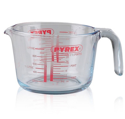 Pyrex måttbägare i glas 1 liter