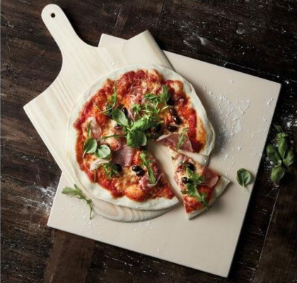 Kp pizzasten 38x33cm med spade p FeakyKitchen