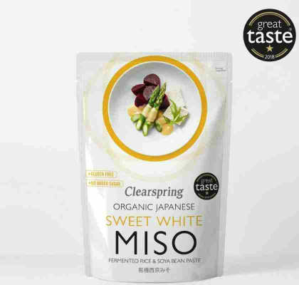 sweet white organic miso Clearspring på Freaky Kitchen