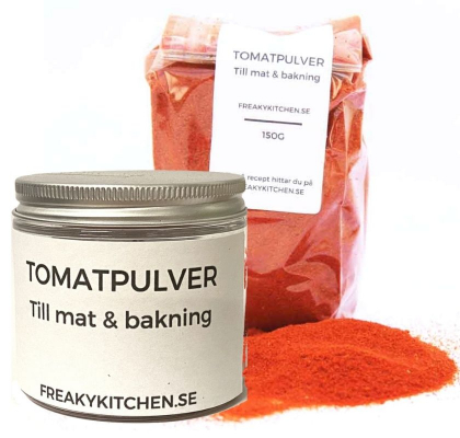 Tomat-pulver till matlagning & baking