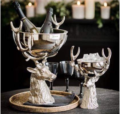 Vinkylare p hjorthuvud 3 flaskor i gruppen Julklappar / Julklappar till bartenders hos Freakykitchen.se (11605)