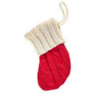 Julstrumpa stickad 18cm i gruppen Jul / Julrddare hos Freakykitchen.se (11826)