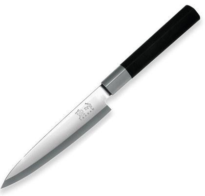 Yanagiba - Sashimikniv KAI Wasabi black 15 cm i gruppen Matlagning / Knivar och tillbehr / Santokuknivar hos Freakykitchen.se (11889)