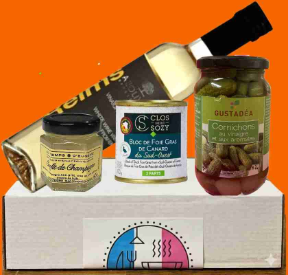 franska delikatesser i lilla franska kittet