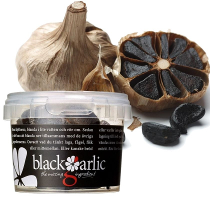 Black Garlic - skalade klyftor i burk i gruppen Julklappar / Julklappar fr grillmstare hos Freakykitchen.se (12265)