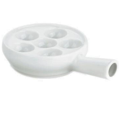 Snigelpanna i vitt porslin Pillivuyt i gruppen Presenter / Brllopspresenter hos Freakykitchen.se (12515)