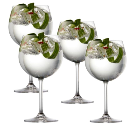 Gin- & tonicglas på fot 4 st i gruppen Servering / Glas hos Freakykitchen.se (12532)