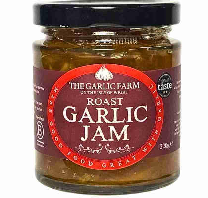 Rostad vitlksmarmelad med chilli frn The Garlic Farm
