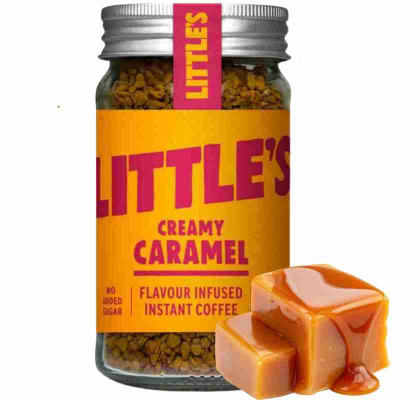 Littles Creamy Caramel instant coffee snabbkaffe Littles Creamy Caramel instant coffee snabbkaffe