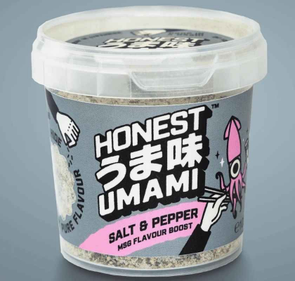 Salt & Pepper MSG Flavour Boost Honest Umami Salt & Pepper MSG Flavour Boost Honest Umami i burk