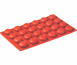 Silikonform rund 24st 13ml Pavoni