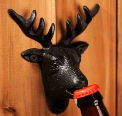 Kapsylöppnare hjorthuvud