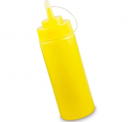 Squeeze bottle 150ml gul