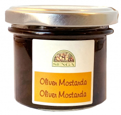 Mostarda på oliver