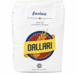 Tipo 00 Dallari Italienskt bagerimjl 1 kg