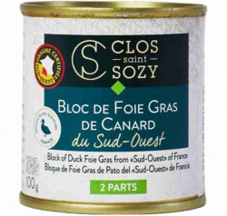 Foie Gras anklever IGP 100g Clos Saint Sozy