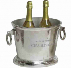 Champagnekylare hink oval fr 2 falskor UTGTT