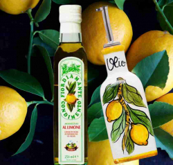 Citronolja och flaska