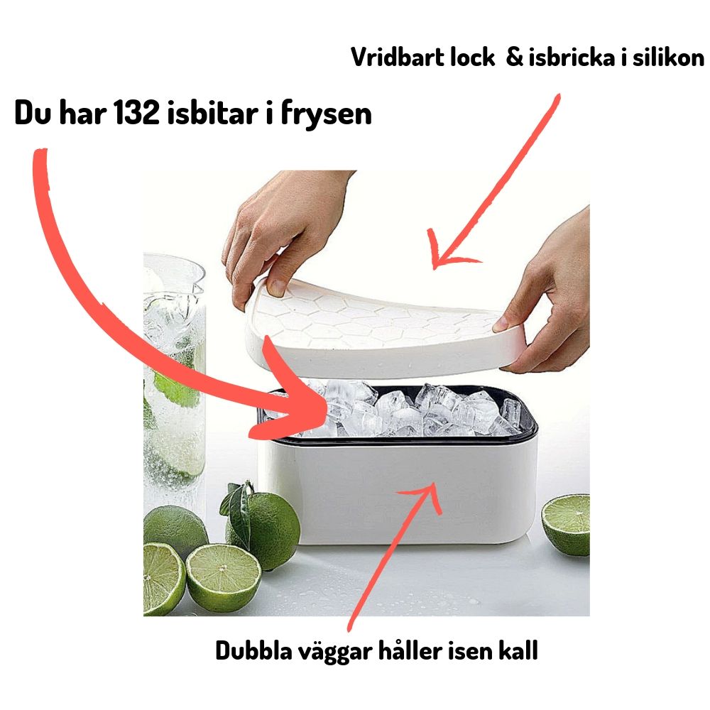Bästa sättet att ha isbitar i frysen