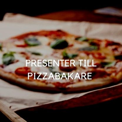 Klappar till pizzabagare