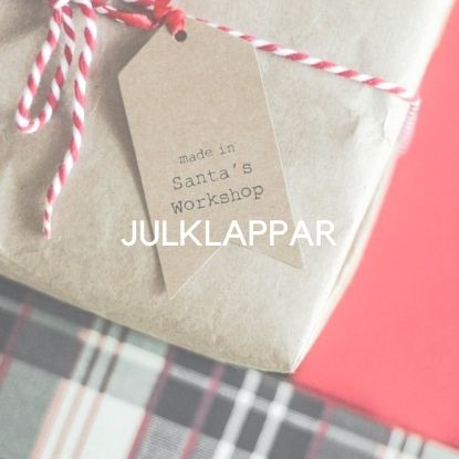 Se tips på  julklppar