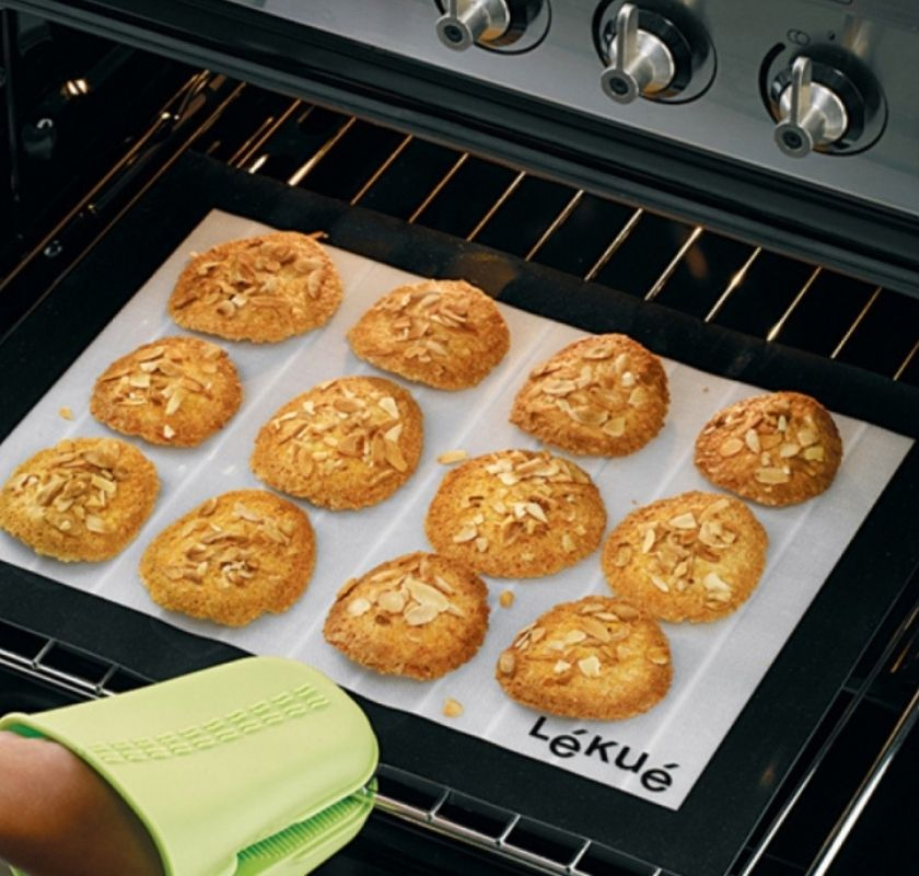 Bakmatta i glasfiber och silikon