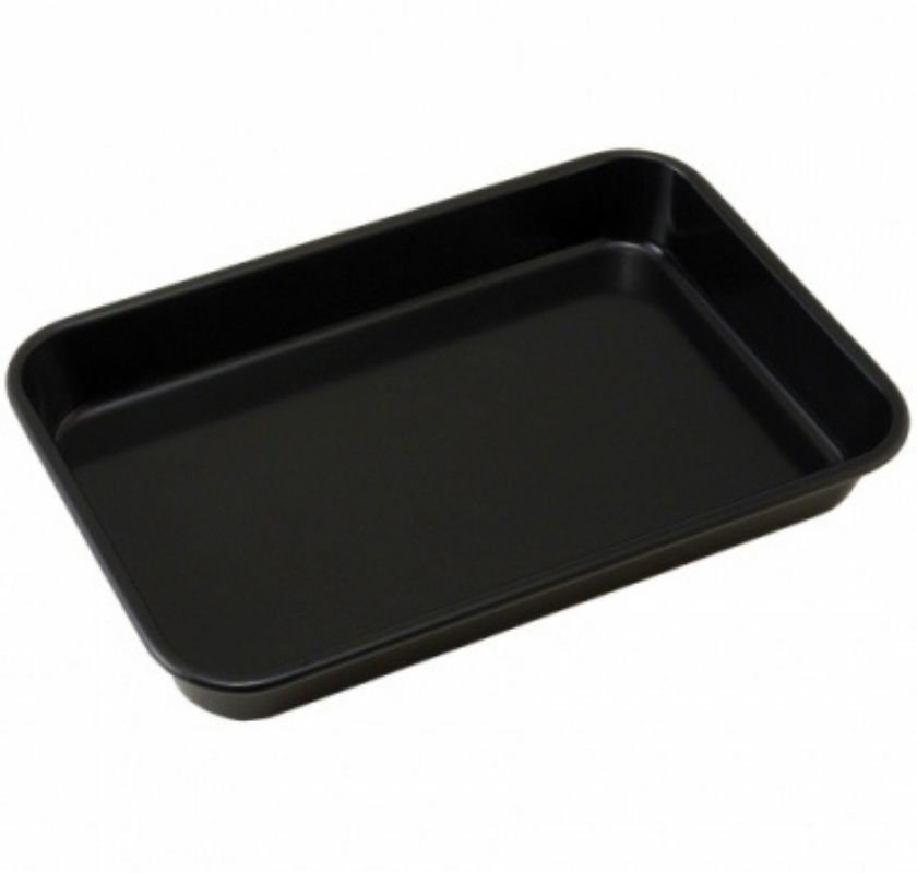 Tala liten ugnspanna eller browniepanna frilagd bild