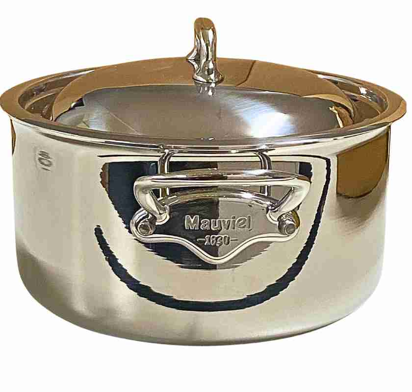 Gryta Mauviel Cook Style 3,2 liter rostfri fr�n sidan med handtag