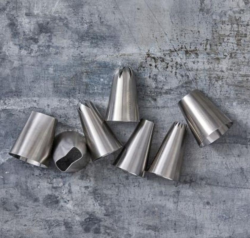 Tyllar set 7st i rostfrittst�l p� Freaky Kitchen