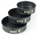 3 st springformar Set med 3 runda springformar 20, 24, 26 cm i diameter