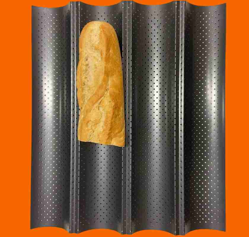  Baguettepl�t f�r 4 br�d med en halv baguette