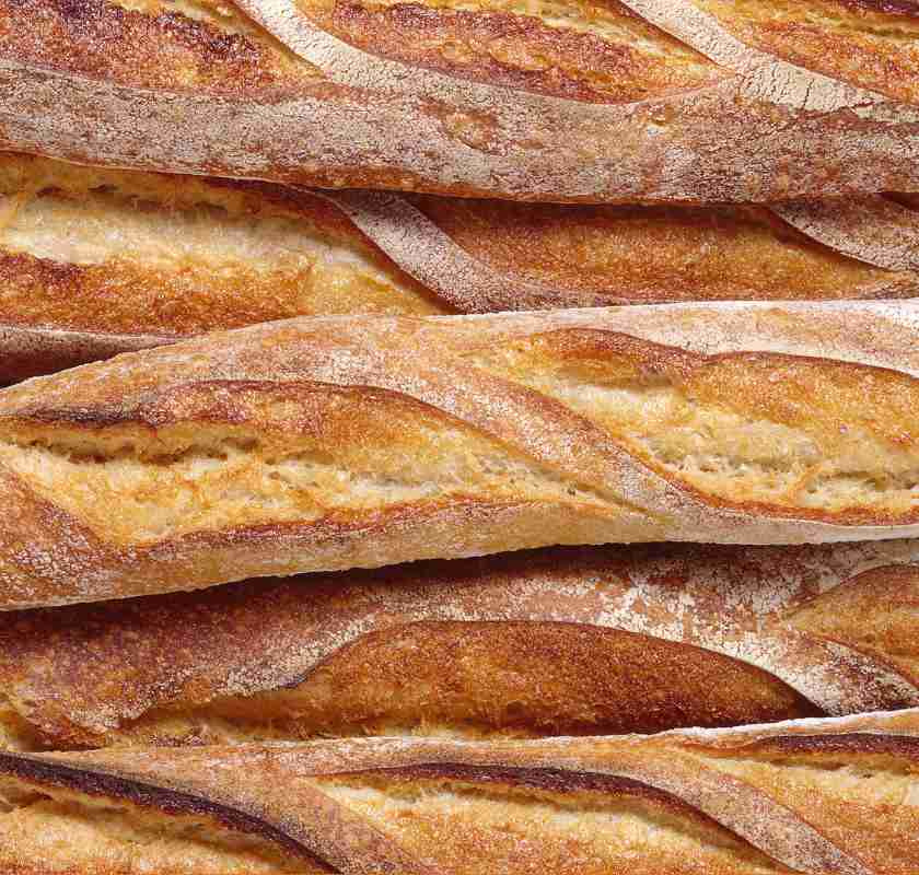 Baguetter, flera t�tt tillsammans