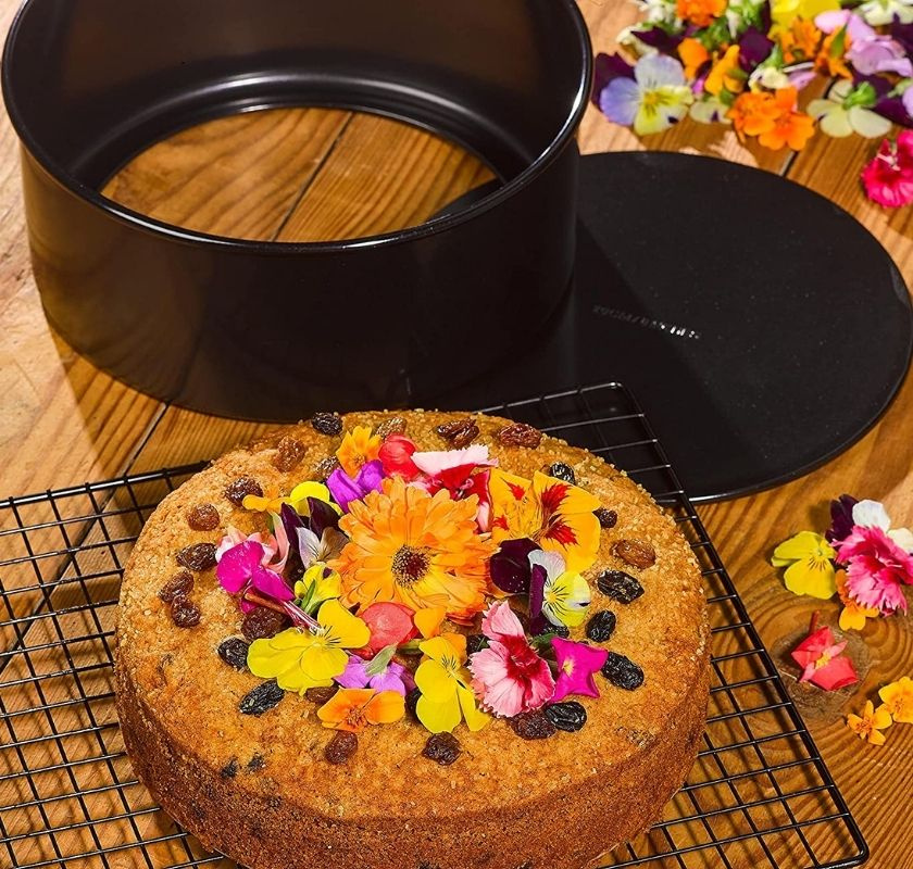 Rund bakform med l�s botten & h�g kant 