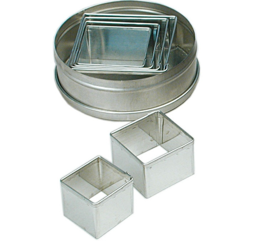 Kakstansar 6st fyrkantiga sl�ta