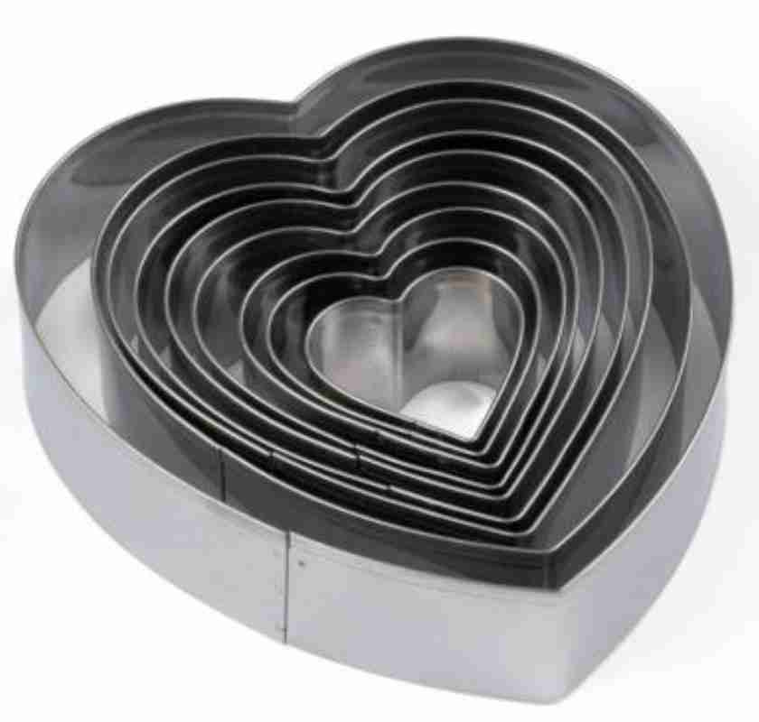 Blomsterbergs Utstickare hj�rta 9 st