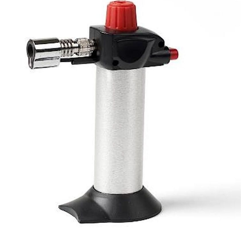 Gasbr�nnare silverf�rgad 