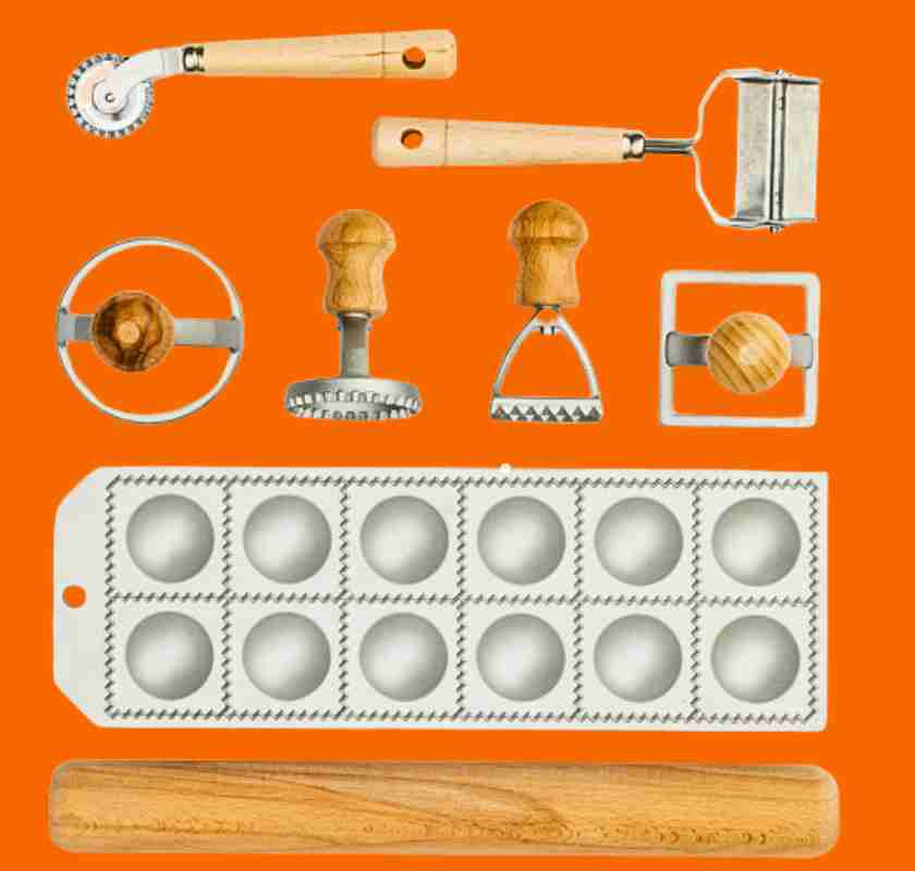 Startset f�r tortellini- och raviolitillverkning alla delar